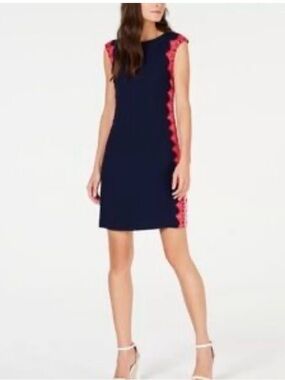 Trina Turk | Dresses size 6 Dress with Pink Side Trim